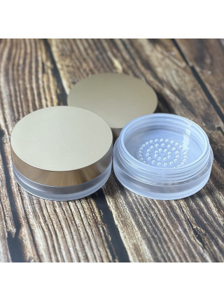 Банка с сифтером 25 мл с золотой крышкой