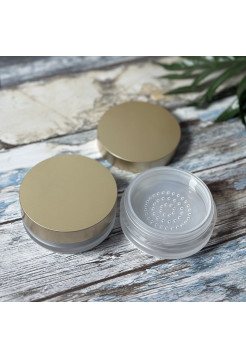 Банка с сифтером 25 мл с золотой крышкой