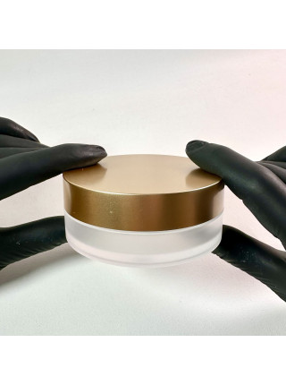 Банка с сифтером 25 мл с золотой крышкой