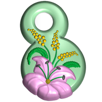 8 цветок 827 - форма для мыла 