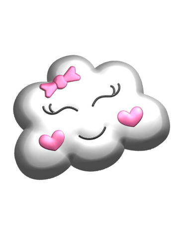 Облачко 830 - формочка для мыла 