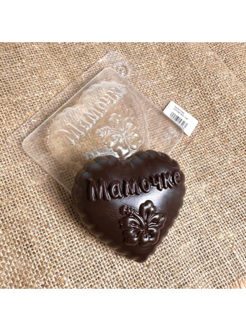 Мамочке сердечко - формочка для мыла ручной работы