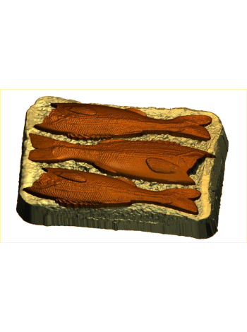 Бутерброд со шпротами (529) - форма для мыла пластик