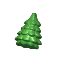 Ель 607 - форма для мыла пластик