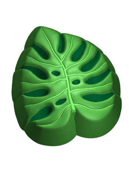 Монстера - форма для мыла пластиковая