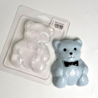 Мишка Тедди 878 - форма для мыла и шоколада пластиковая