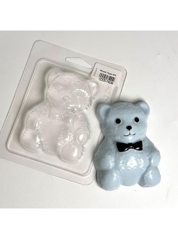 Мишка Тедди 878 - формочка для мыла и шоколада ручной работы