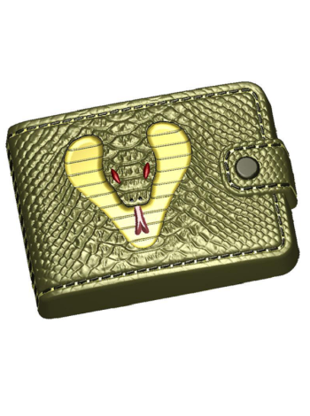 Портмоне кобра (289) - формочка для мыла и шоколада ручной работы