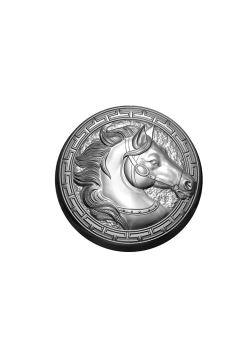 Медальон с конем (912) - форма для мыла пластиковая