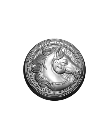 Медальон с конем (912) - формочка для мыла ручной работы