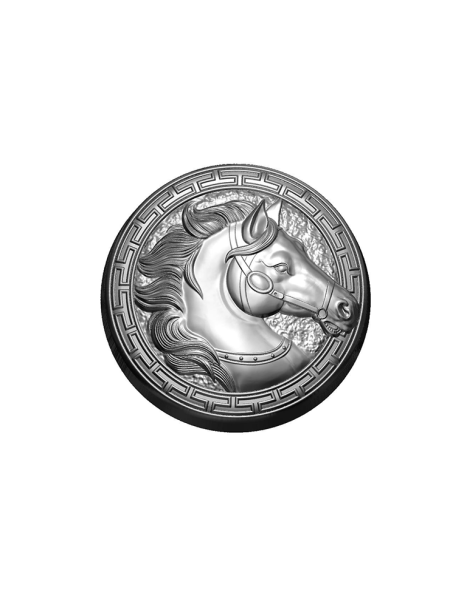 Медальон с конем (912) - форма для мыла пластиковая