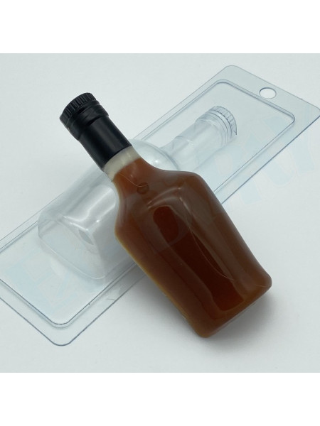 Бутылка коньяка №6 - форма для мыла пластиковая