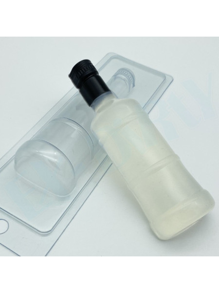 Бутылка водки №5 - форма для мыла пластиковая