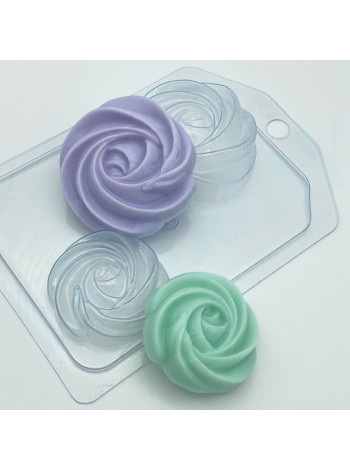 Кремовая завитушка МИНИ - формочка для мыла 