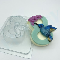 8 марта/Колибри - форма для мыла пластиковая