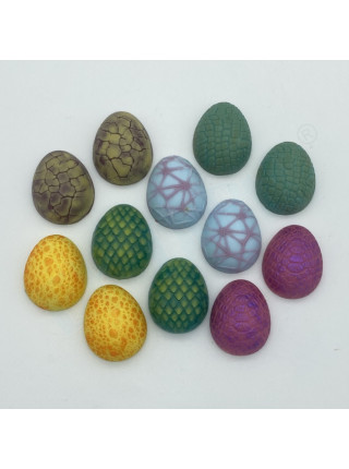 Яйца фэнтези 40 мм (12 ячеек) - форма для мыла пластиковая