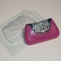 Клатч - форма пластиковая для мыла, шоколада, свечей