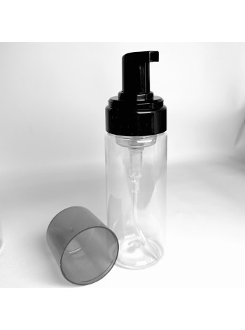 Флакон косметический для пены (с пенообразователем) 150 мл прозрачный 