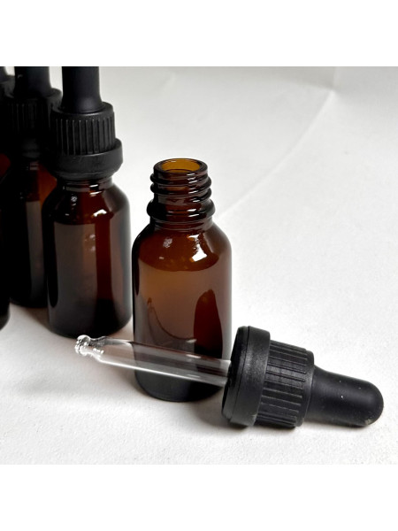 Флакон 15 мл стекло с пипеткой