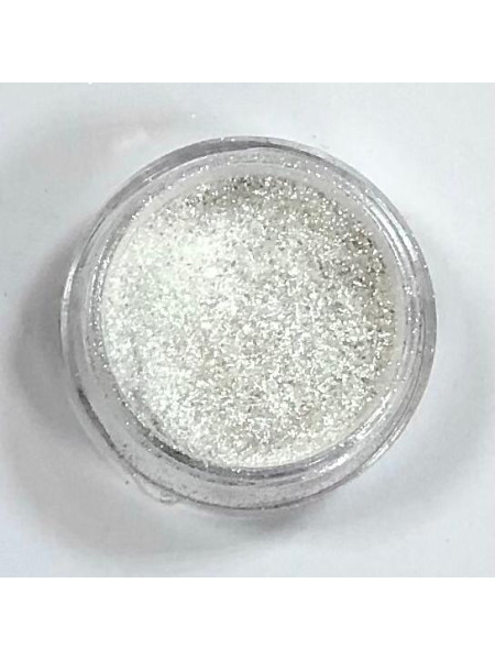 Искристое серебро - перламутр/глиттер (10 г)