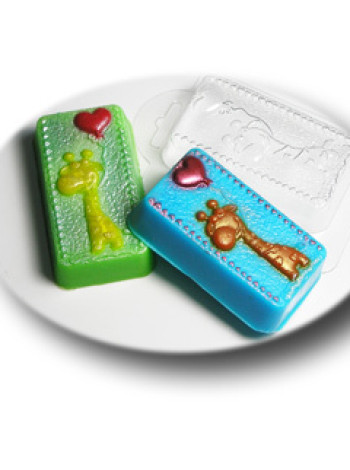 Влюбленный жираф - формочка для мыла ручной работы