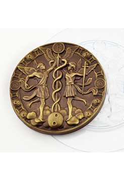 Близнецы - медаль - форма для шоколада 