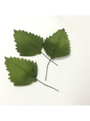 Лист шелковый 3 шт - зелень для мыла