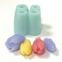 4 бутона силиконовая форма