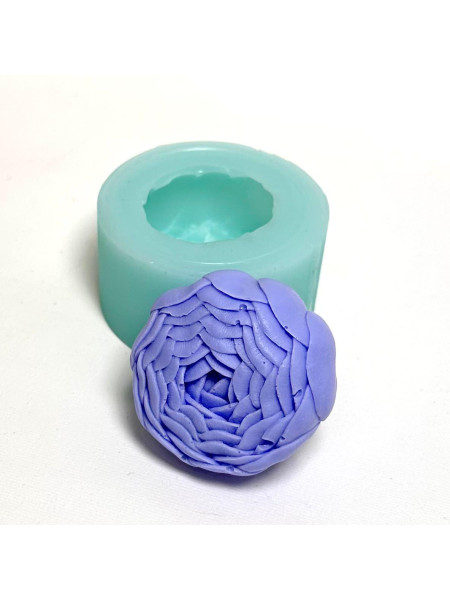 Ранункулюс 30 - силиконовая 3D форма