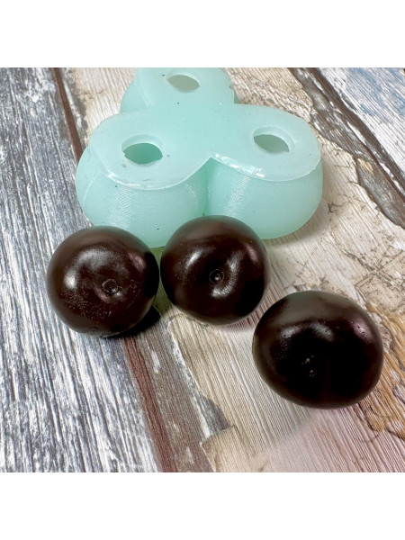 Вишня 3 ягодки - силиконовая 3D форма