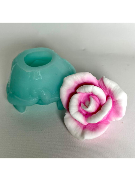 Роза 374-2 - силиконовая 3D форма