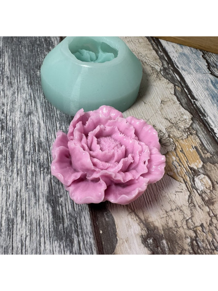 Пион 25 - силиконовая 3D форма