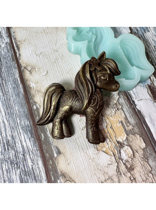 Лошадка - силиконовая 2D форма