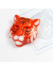 Барельеф Тигр - формочка для мыла ручной работы