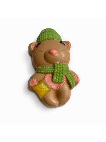 Мишка в шапочке  - формочка для мыла ручной работы