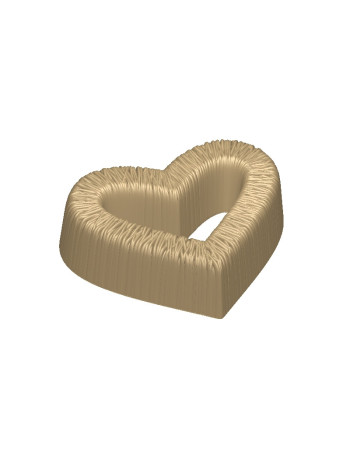 Сердце сквозное - формочка для мыла ручной работы