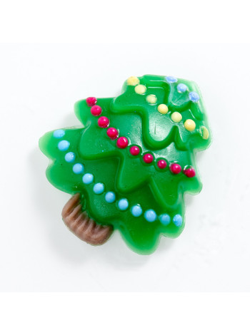 Праздничная елка - формочка для мыла ручной работы