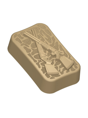 Охотничьи Ружья  - формочка для мыла ручной работы