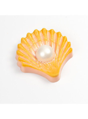 Ракушка с жемчужиной - формочка для мыла ручной работы