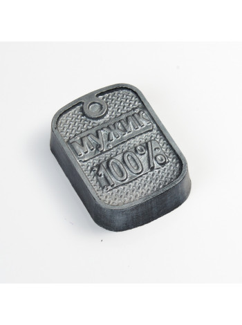 Жетон мужик 100% - формочка для мыла ручной работы