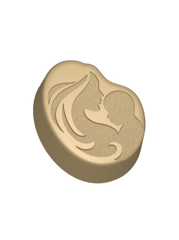 Мать и дитя - формочка для мыла ручной работы