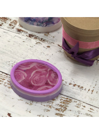 Овал в рамке  - формочка для мыла 