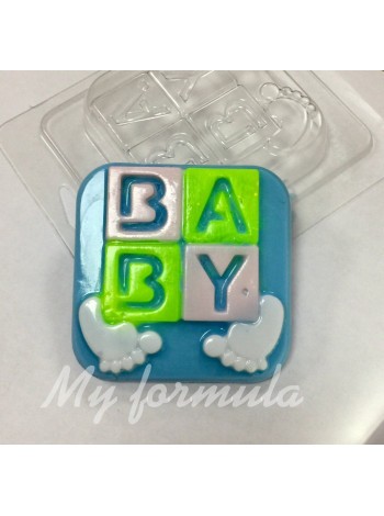 Бэби - форма для мыла пластик 