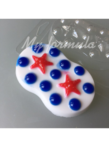 Массаж моря - форма для мыла пластик