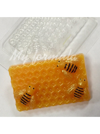Пчелы на сотах - формочка для мыла ручной работы купить в Моя формула