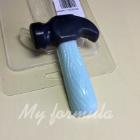 Молоток с деревянной ручкой - форма для мыла пластик