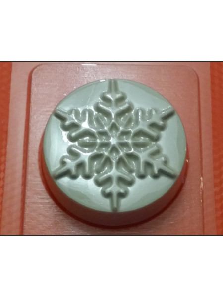 Снежная шайба  - форма для мыла пластиковая