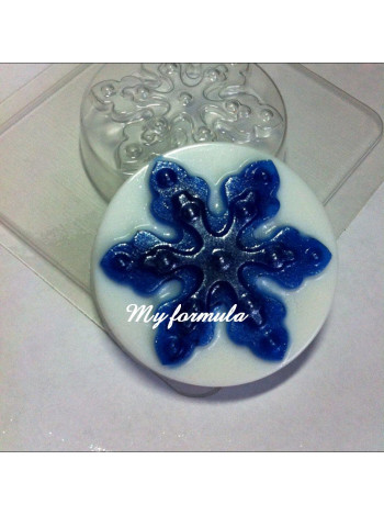 Снежинка (200) - форма для мыла пластиковая