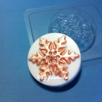 Снежинка (201)  - форма для мыла пластиковая