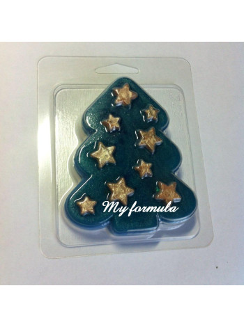 Звездная елка формочка для мыла ручной работы в Моя формула